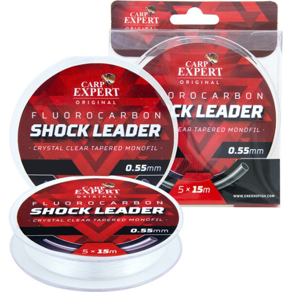 Шок лидер Energofish Carp Expert Fluorocarbon Shock Leader 5шт x 15м 0.20-0.55 мм (30020520-0505)
Шок лидер Energofish Carp Expert Fluorocarbon Shock Leader 5шт x 15м 0.20-0.55 мм (30020520-0505)