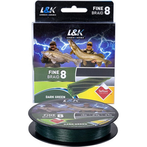 Шнур Energofish L&K X8 Fine Braid Teflon Coated Dark Green 150 м 0.20 мм 13 кг (30918020-0505)
Шнур Energofish L&K X8 Fine Braid Teflon Coated Dark Green 150 м 0.20 мм 13 кг (30918020-0505)