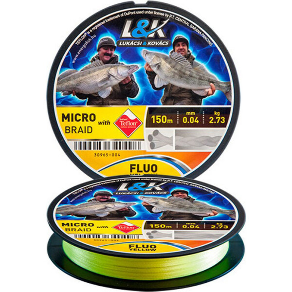 Шнур Energofish L&K X3 Micro Braid Teflon Coated Fluo Yellow 150 м 0.04 мм 2.73 кг (30965004-0505)
Шнур Energofish L&K X3 Micro Braid Teflon Coated Fluo Yellow 150 м 0.04 мм 2.73 кг (30965004-0505)