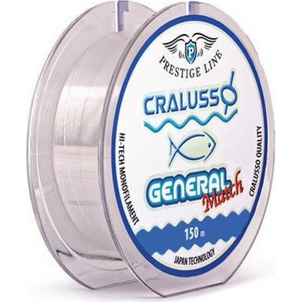 Леска Cralusso Prestige Line General Match Clear 150 м 0.22 мм 6.54 кг QSP (33900022-0505)
Леска Cralusso Prestige Line General Match Clear 150 м 0.22 мм 6.54 кг QSP (33900022-0505)