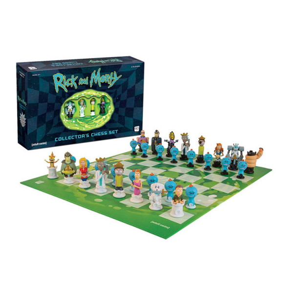 Настольная игра Шахматы Рик и Морти Game Rick and Morty Collector's Chess Set game RM CCS24
Настольная игра Шахматы Рик и Морти Game Rick and Morty Collector's Chess Set game RM CCS24
