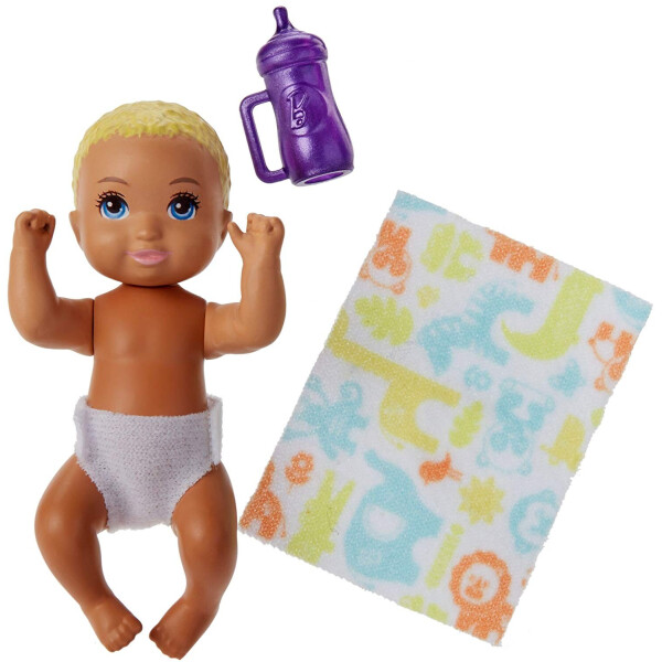 Барби пупс младенец Barbie Babysitters Inc. Diaper Baby Story Pack Blond, Violet FHY80
Барби пупс младенец Barbie Babysitters Inc. Diaper Baby Story Pack Blond, Violet FHY80