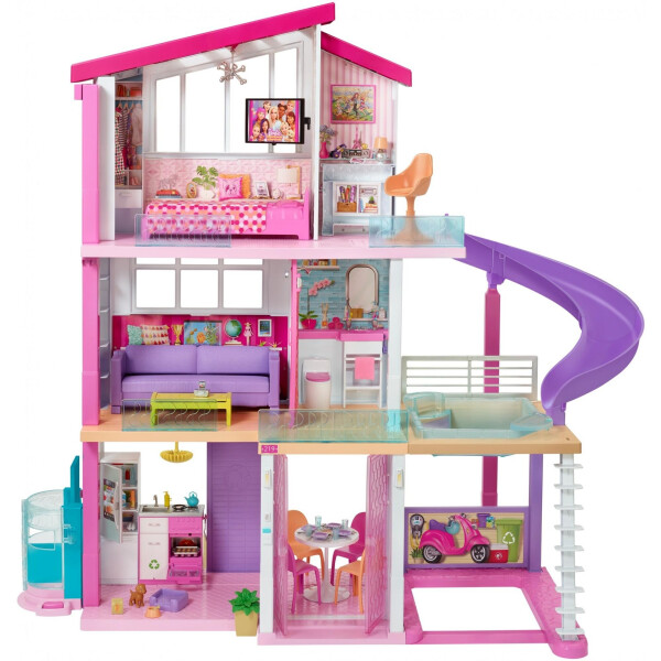 Игровой набор Барби Дом мечты Barbie Dreamhouse Playset with Pool, Slide and Elevator FHY73
Игровой набор Барби Дом мечты Barbie Dreamhouse Playset with Pool, Slide and Elevator FHY73
