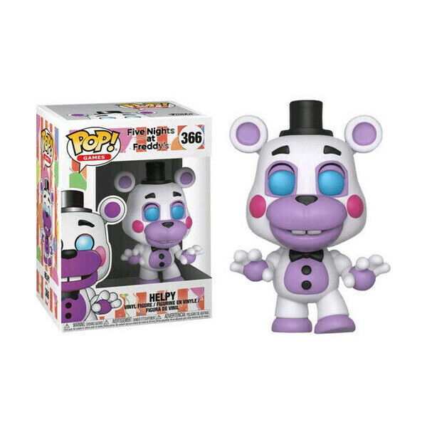 Фигурка Funko Pop Фанко Поп Помощник Хэлпи Пять ночей с Фредди Simulator Helpy 10 см FFNAF H 366
Фигурка Funko Pop Фанко Поп Помощник Хэлпи Пять ночей с Фредди Simulator Helpy 10 см FFNAF H 366