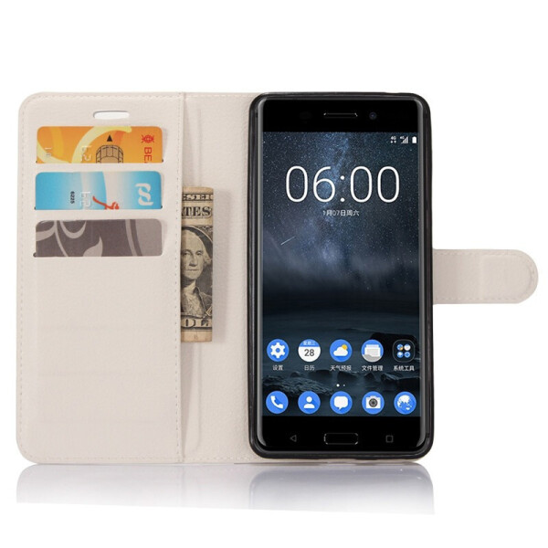 Чехол-книжка Litchie Wallet для Nokia 6 Белый
Чехол-книжка Litchie Wallet для Nokia 6 Белый