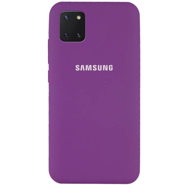 Чехол Silicone Cover Full Protective (AA) для Samsung Galaxy Note 10 Lite (A81) Фиолетовый / Grape (131233)
Чехол Silicone Cover Full Protective (AA) для Samsung Galaxy Note 10 Lite (A81) Фиолетовый / Grape (131233)