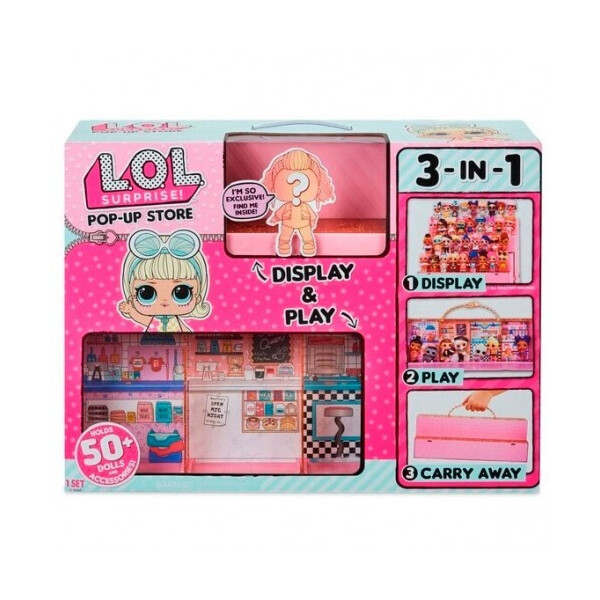 Игровой набор лол Модный подиум Кейс 3-в-1 LOL Surprise Pop-Up Store MGA Entertainment 552314-IR
Игровой набор лол Модный подиум Кейс 3-в-1 LOL Surprise Pop-Up Store MGA Entertainment 552314-IR