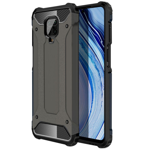 Бронированный противоударный TPU+PC чехол Immortal для Xiaomi Redmi Note 9 Pro Max Металл / Gun Metal (143310)
Бронированный противоударный TPU+PC чехол Immortal для Xiaomi Redmi Note 9 Pro Max Металл / Gun Metal (143310)