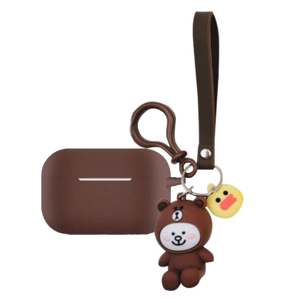 Силиконовый футляр Cute Charm для наушников AirPods Pro Медведь в костюме / Коричневый (128260)
Силиконовый футляр Cute Charm для наушников AirPods Pro Медведь в костюме / Коричневый (128260)