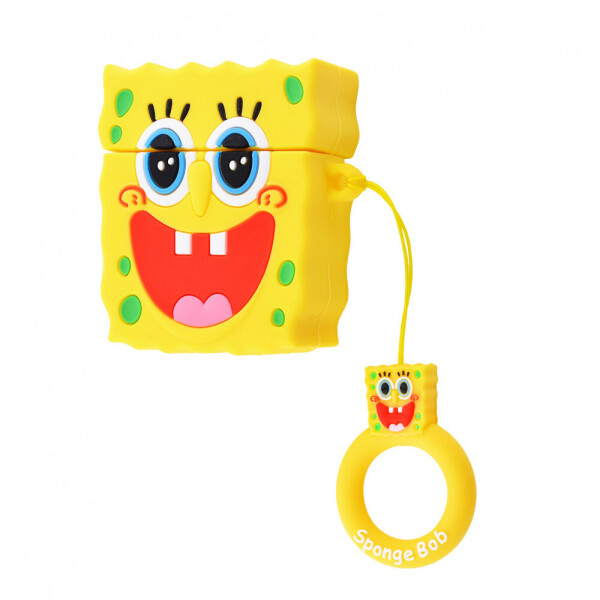 Силиконовый футляр SpongeBob series для наушников AirPods + кольцо Sponge Bob / Желтый (117244)
Силиконовый футляр SpongeBob series для наушников AirPods + кольцо Sponge Bob / Желтый (117244)