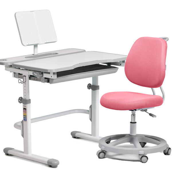Комплект для девочки растущая парта Cubby Fressia Grey + детское эргономичное кресло FunDesk Pratico Pink
Комплект для девочки растущая парта Cubby Fressia Grey + детское эргономичное кресло FunDesk Pratico Pink
