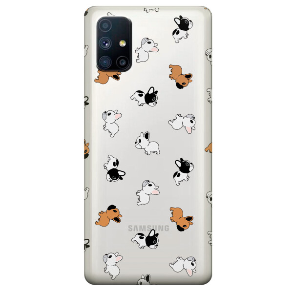Прозрачный силиконовый чехол OKcovers для Samsung Galaxy M51 с рисунком - Французские бульдоги (KS6789)
Прозрачный силиконовый чехол OKcovers для Samsung Galaxy M51 с рисунком - Французские бульдоги (KS6789)