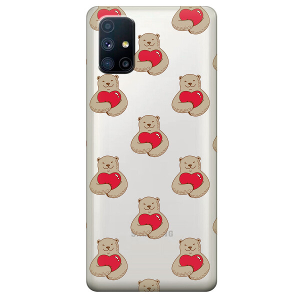 Прозрачный силиконовый чехол OKcovers для Samsung Galaxy M51 с рисунком - Влюбленные медведи (KS6773)
Прозрачный силиконовый чехол OKcovers для Samsung Galaxy M51 с рисунком - Влюбленные медведи (KS6773)