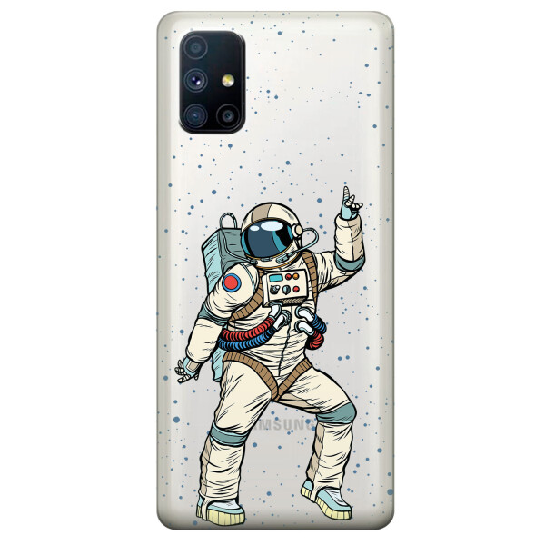 Прозрачный силиконовый чехол OKcovers для Samsung Galaxy M51 с рисунком - Веселый космонавт (KS6777)
Прозрачный силиконовый чехол OKcovers для Samsung Galaxy M51 с рисунком - Веселый космонавт (KS6777)