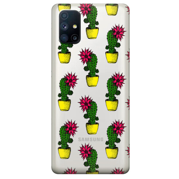 Прозрачный силиконовый чехол OKcovers для Samsung Galaxy M51 с рисунком - Кактусы (KS6753)
Прозрачный силиконовый чехол OKcovers для Samsung Galaxy M51 с рисунком - Кактусы (KS6753)