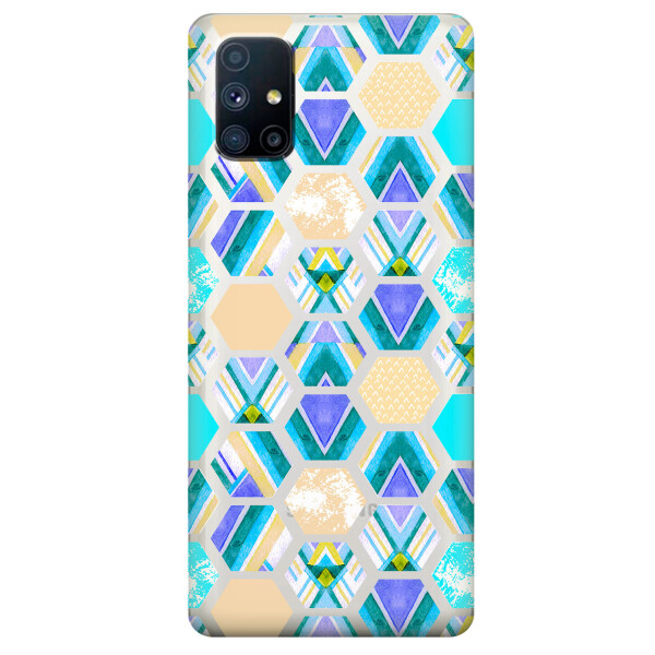 Прозрачный силиконовый чехол OKcovers для Samsung Galaxy M51 с рисунком - Ромбы (KS6799)
Прозрачный силиконовый чехол OKcovers для Samsung Galaxy M51 с рисунком - Ромбы (KS6799)