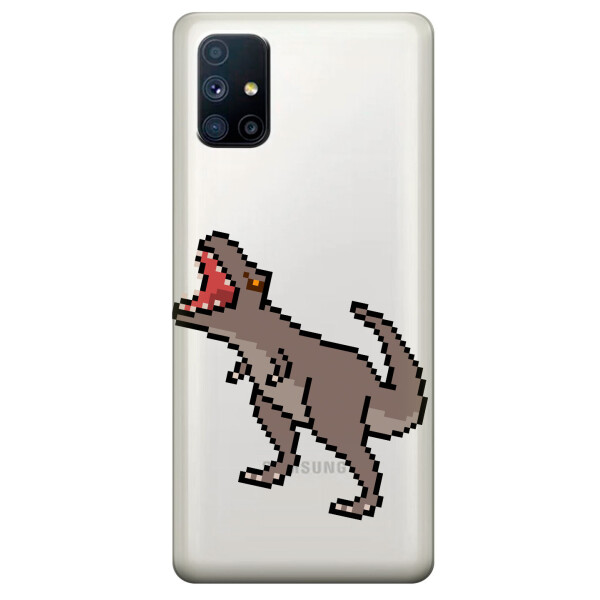 Прозрачный силиконовый чехол OKcovers для Samsung Galaxy M51 с рисунком - Пиксельный динозавр (KS6775)
Прозрачный силиконовый чехол OKcovers для Samsung Galaxy M51 с рисунком - Пиксельный динозавр (KS6775)