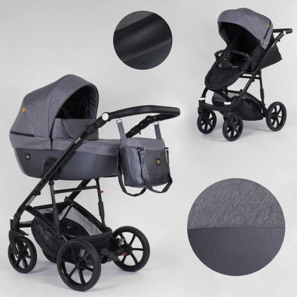 Детская коляска 2 в 1 Expander VIVA V-84622 (1) цвет Anthracite, водоотталкивающая ткань + эко-кожа
Детская коляска 2 в 1 Expander VIVA V-84622 (1) цвет Anthracite, водоотталкивающая ткань + эко-кожа