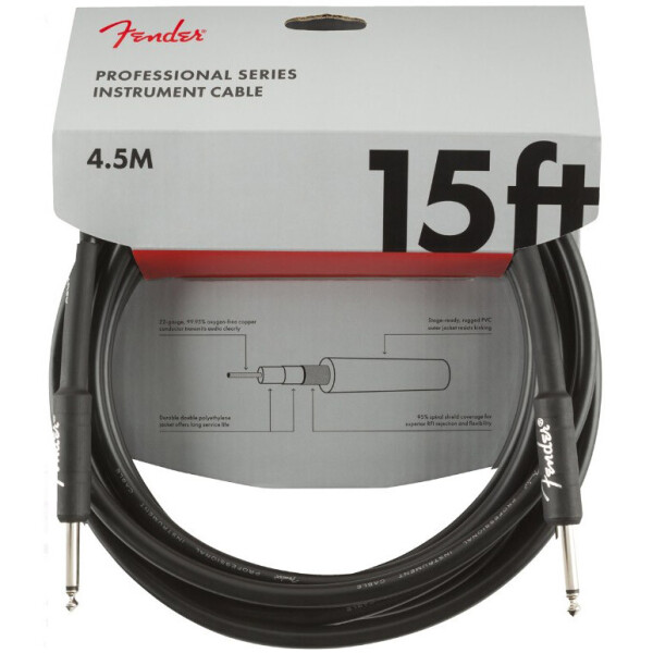 Кабель инструментальный Fender Professional Series Instrument Cable 4.5m (15ft) 0990820021
Кабель инструментальный Fender Professional Series Instrument Cable 4.5m (15ft) 0990820021