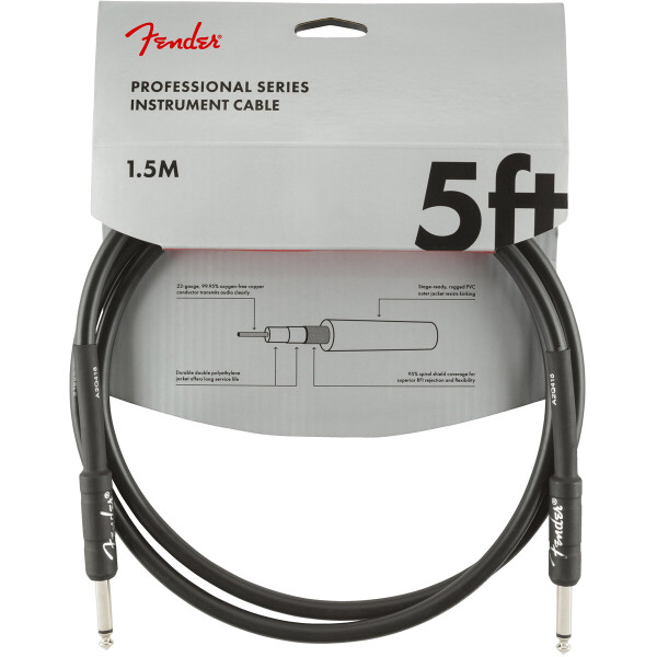 Кабель инструментальный Fender Professional Series Instrument Cable 1.5m (5ft) 0990820026
Кабель инструментальный Fender Professional Series Instrument Cable 1.5m (5ft) 0990820026