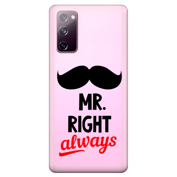Прозрачный силиконовый чехол OKcovers для Samsung Galaxy S20 FE с рисунком - Mr Right (KS6720)
Прозрачный силиконовый чехол OKcovers для Samsung Galaxy S20 FE с рисунком - Mr Right (KS6720)
