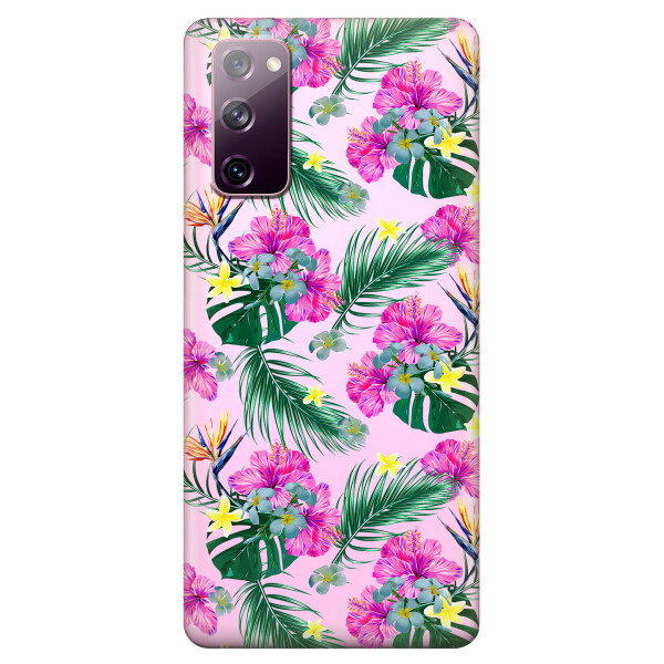 Прозрачный силиконовый чехол OKcovers для Samsung Galaxy S20 FE с рисунком - Тропические цветы (KS6654)
Прозрачный силиконовый чехол OKcovers для Samsung Galaxy S20 FE с рисунком - Тропические цветы (KS6654)