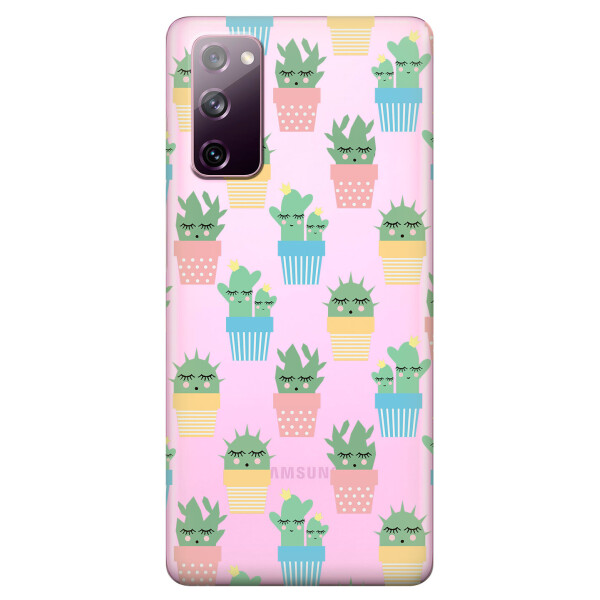 Прозрачный силиконовый чехол OKcovers для Samsung Galaxy S20 FE с рисунком - Кактусы в горшочках (KS6675)
Прозрачный силиконовый чехол OKcovers для Samsung Galaxy S20 FE с рисунком - Кактусы в горшочках (KS6675)