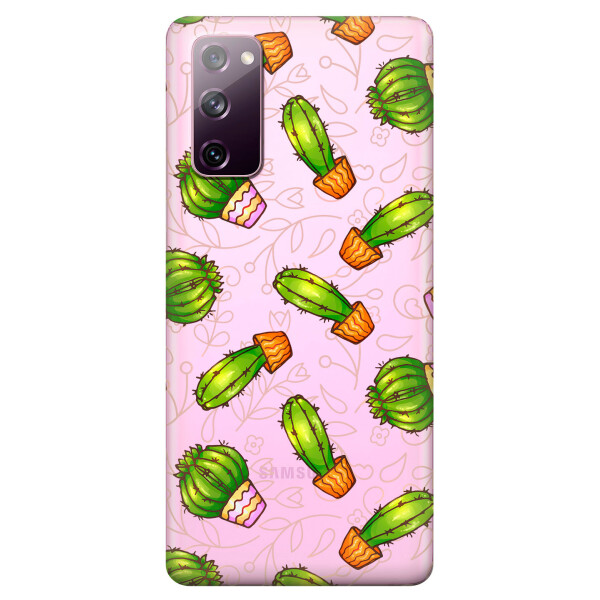 Прозрачный силиконовый чехол OKcovers для Samsung Galaxy S20 FE с рисунком - Арт кактусы (KS6699)
Прозрачный силиконовый чехол OKcovers для Samsung Galaxy S20 FE с рисунком - Арт кактусы (KS6699)