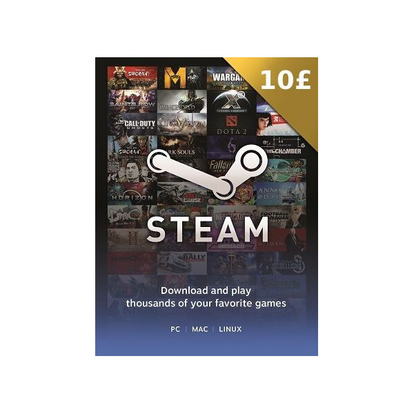 Электронный ключ (Подарочная карта) Стим Steam Gift Card на сумму 10 GBP, (Все регионы)
Электронный ключ (Подарочная карта) Стим Steam Gift Card на сумму 10 GBP, (Все регионы)