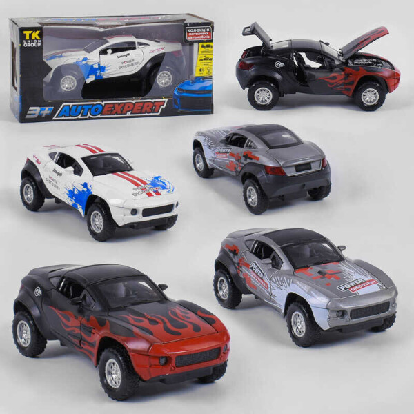 Машина металлическая 53922 (72) "Auto Expert", 3 вида, инерция, свет, звук, открываются двери, в коробке
Машина металлическая 53922 (72) "Auto Expert", 3 вида, инерция, свет, звук, открываются двери, в коробке