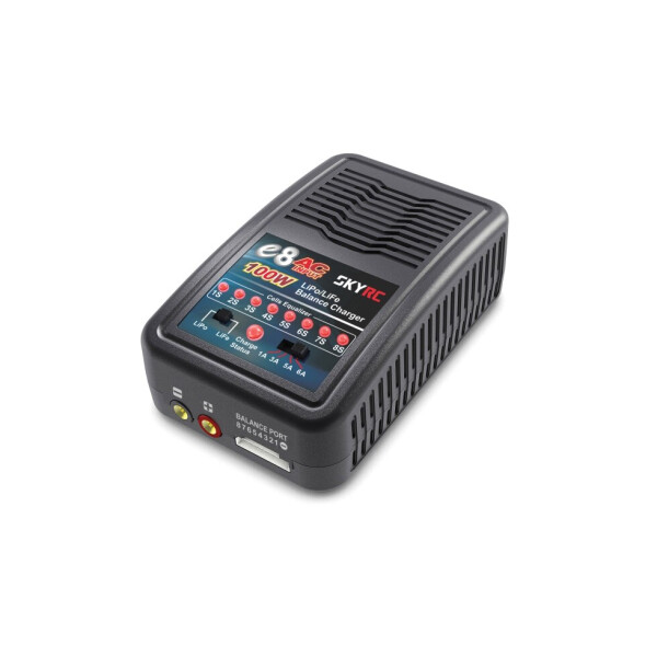 Зарядное устройство SkyRC E8 1/3/5/6A с/БП 100W для LiPo 1-8S аккумуляторов (SK-100096)
Зарядное устройство SkyRC E8 1/3/5/6A с/БП 100W для LiPo 1-8S аккумуляторов (SK-100096)