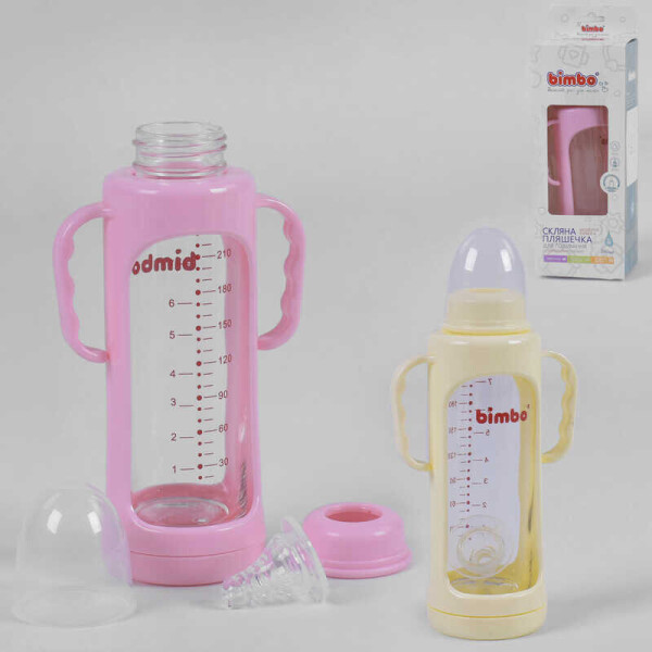 Бутылочка стеклянная 15374 (48) с силиконовой соской, "BIMBO", 240 мл, 2 цвета, 1шт в коробке
Бутылочка стеклянная 15374 (48) с силиконовой соской, "BIMBO", 240 мл, 2 цвета, 1шт в коробке
