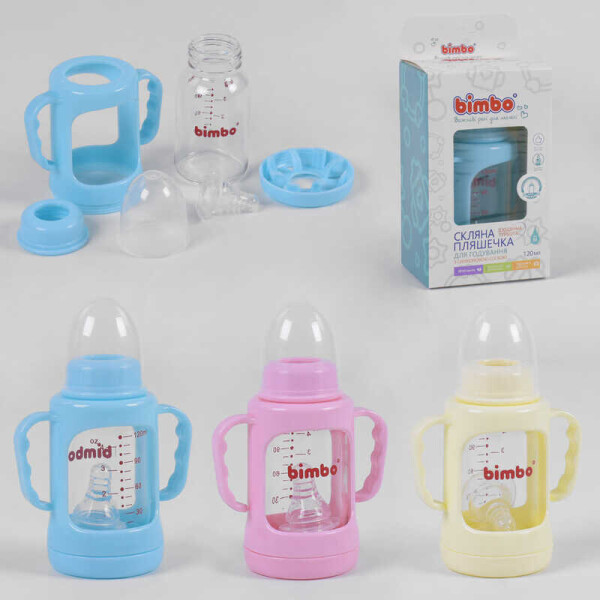Бутылочка стеклянная 99396 (48) с силиконовой соской, "BIMBO", 120 мл, 3 цвета, 1шт в коробке
Бутылочка стеклянная 99396 (48) с силиконовой соской, "BIMBO", 120 мл, 3 цвета, 1шт в коробке