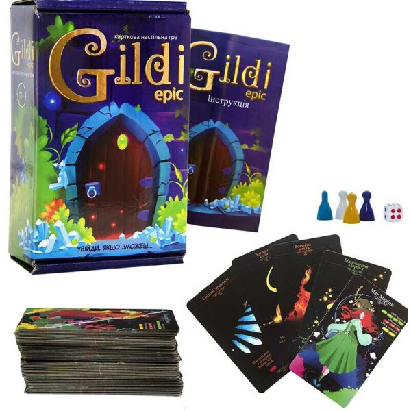 Карточная настольная игра "Gildi Epic" (укр) 30467 (20) "STRATEG" 
Карточная настольная игра "Gildi Epic" (укр) 30467 (20) "STRATEG"