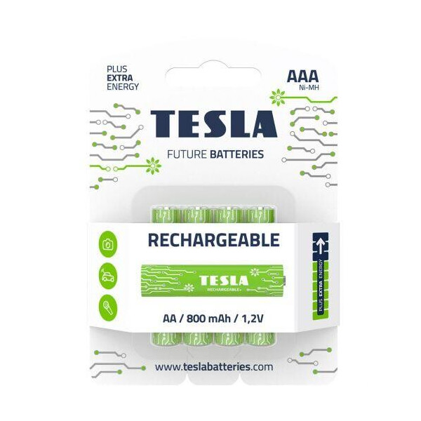 Батарейки аккумуляторные TESLA AAA GREEN+ RECHARGEABLE (HR03), 4 штуки AAA RECHARGEABLE+
Батарейки аккумуляторные TESLA AAA GREEN+ RECHARGEABLE (HR03), 4 штуки AAA RECHARGEABLE+