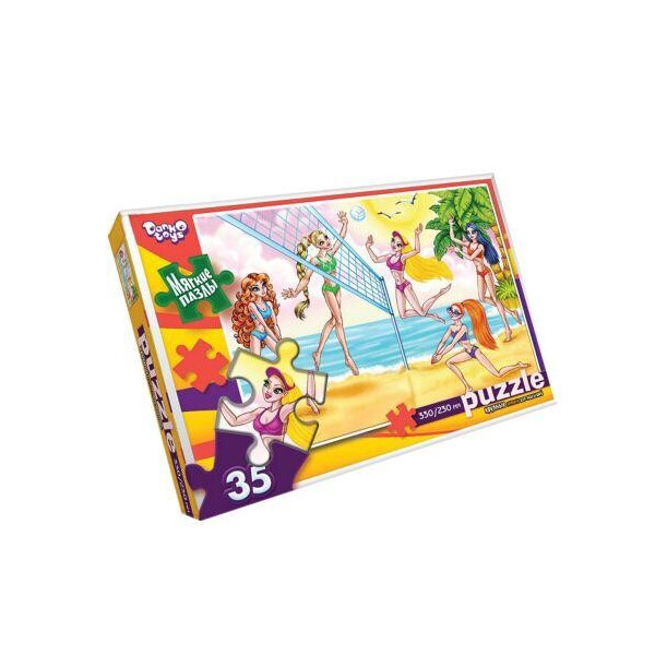 Мягкие пазлы Пляжный волейбол, 35 элементов S35-09-02 
Мягкие пазлы Пляжный волейбол, 35 элементов S35-09-02