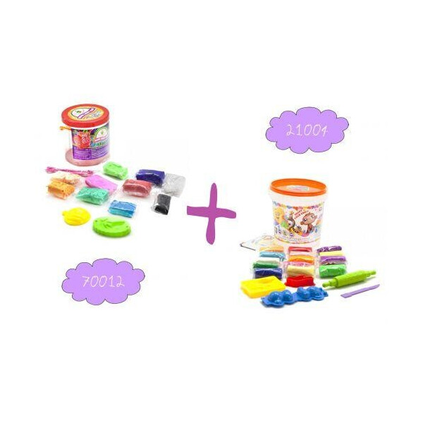 Набор для лепки Lovin'Do Ассорти 4 + набор легкого магического пластилина Moon Light Clay 10 цветов 41074
Набор для лепки Lovin'Do Ассорти 4 + набор легкого магического пластилина Moon Light Clay 10 цветов 41074