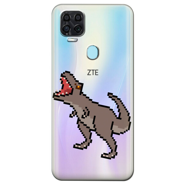 Прозрачный силиконовый чехол iSwag для ZTE Blade V2020 с рисунком - Пикселький динозавр (KS4000)
Прозрачный силиконовый чехол iSwag для ZTE Blade V2020 с рисунком - Пикселький динозавр (KS4000)