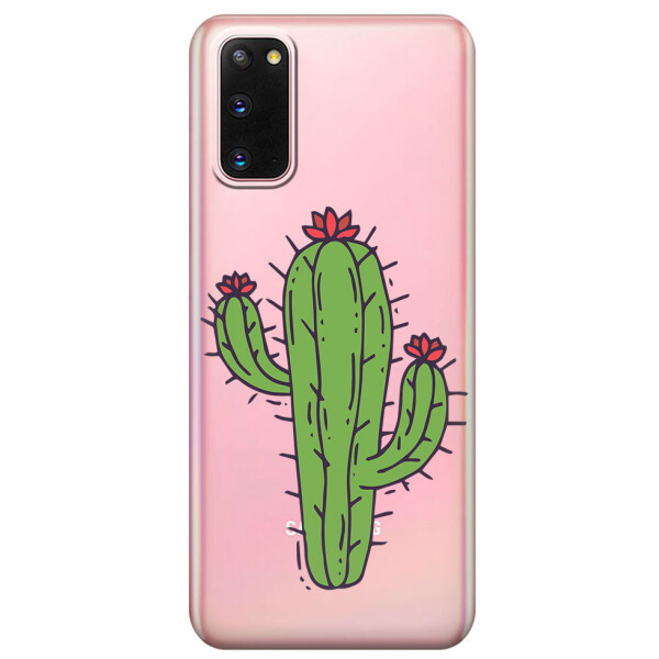 Прозрачный силиконовый чехол iSwag для Samsung Galaxy S20 с рисунком - Тропический кактус (M1020)
Прозрачный силиконовый чехол iSwag для Samsung Galaxy S20 с рисунком - Тропический кактус (M1020)