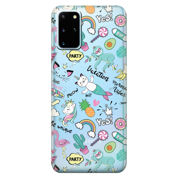 Прозрачный силиконовый чехол iSwag для Samsung Galaxy S20 Plus Летнее настроение (M1087)
Прозрачный силиконовый чехол iSwag для Samsung Galaxy S20 Plus Летнее настроение (M1087)