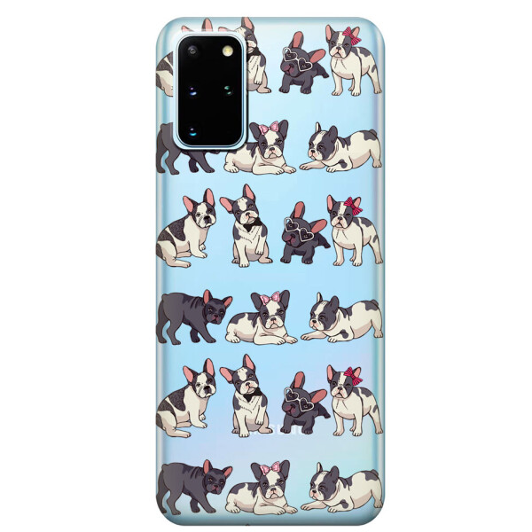 Прозрачный силиконовый чехол iSwag для Samsung Galaxy S20 Plus Маленькие бульдоги (M1123)
Прозрачный силиконовый чехол iSwag для Samsung Galaxy S20 Plus Маленькие бульдоги (M1123)