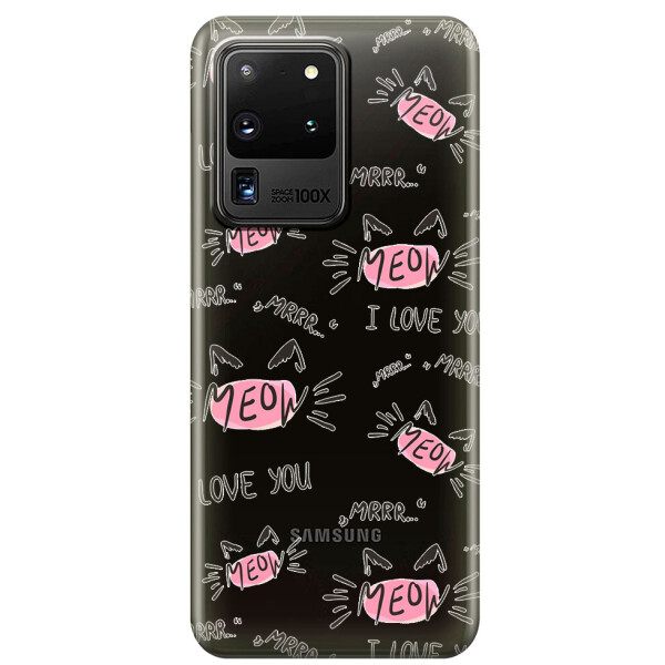 Прозрачный силиконовый чехол iSwag для Samsung Galaxy S20 Ultra Кошачьи мордочки (M1142)
Прозрачный силиконовый чехол iSwag для Samsung Galaxy S20 Ultra Кошачьи мордочки (M1142)