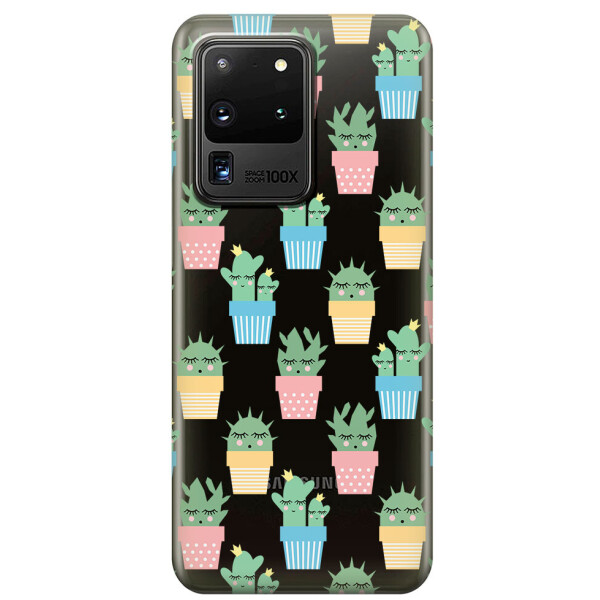 Прозрачный силиконовый чехол iSwag для Samsung Galaxy S20 Ultra Кактусы в горшочках (M1156)
Прозрачный силиконовый чехол iSwag для Samsung Galaxy S20 Ultra Кактусы в горшочках (M1156)