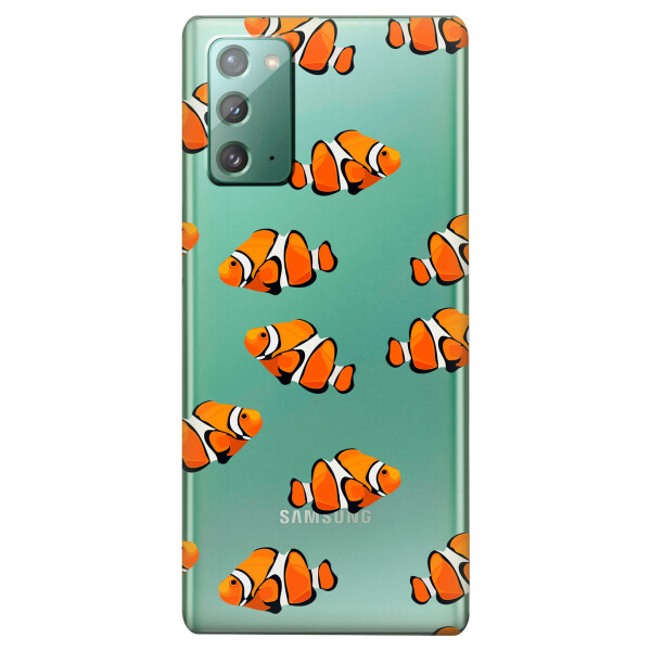 Прозрачный силиконовый чехол iSwag для Samsung Galaxy Note 20 с рисунком - Рыбки (KS4741)
Прозрачный силиконовый чехол iSwag для Samsung Galaxy Note 20 с рисунком - Рыбки (KS4741)