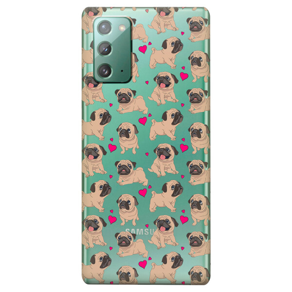 Прозрачный силиконовый чехол iSwag для Samsung Galaxy Note 20 с рисунком - Влюбленные мопсы (KS4753)
Прозрачный силиконовый чехол iSwag для Samsung Galaxy Note 20 с рисунком - Влюбленные мопсы (KS4753)