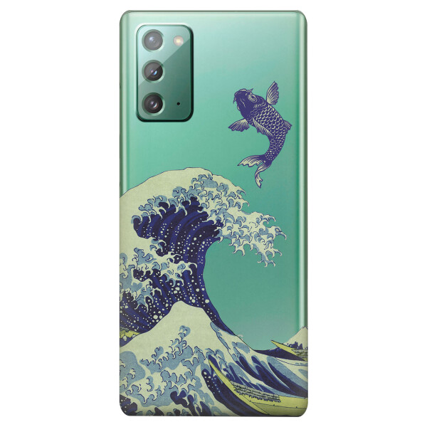 Прозрачный силиконовый чехол iSwag для Samsung Galaxy Note 20 с рисунком - Большая волна в Канагаве (KS4775)
Прозрачный силиконовый чехол iSwag для Samsung Galaxy Note 20 с рисунком - Большая волна в Канагаве (KS4775)