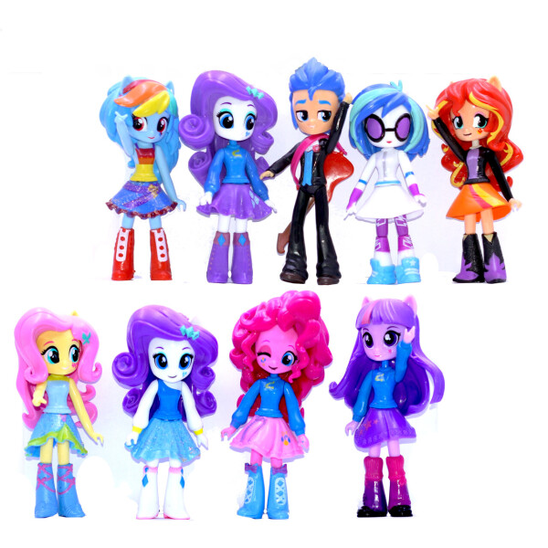 Набор кукол Литл Пони Девочки из Эквестрии, 9 персонажей, высота 13 см - My Little Pony, Equestria Girls
Набор кукол Литл Пони Девочки из Эквестрии, 9 персонажей, высота 13 см - My Little Pony, Equestria Girls