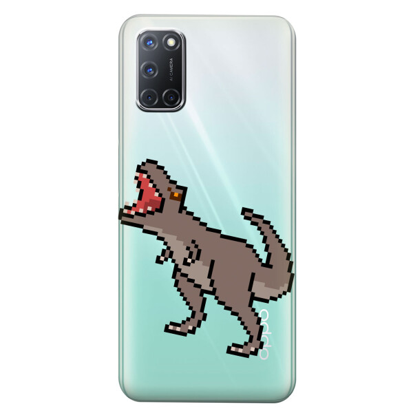 Прозрачный силиконовый чехол iSwag для OPPO A52 с рисунком - Пикселький динозавр (KS5050)
Прозрачный силиконовый чехол iSwag для OPPO A52 с рисунком - Пикселький динозавр (KS5050)