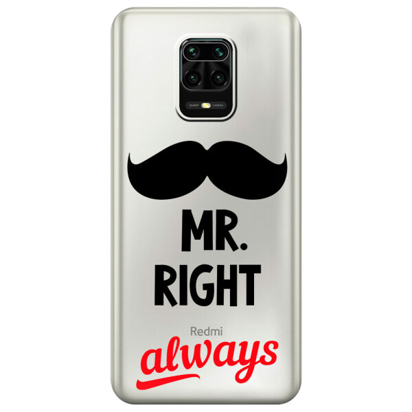Прозрачный силиконовый чехол iSwag для Xiaomi Redmi Note 9S с рисунком - Mr Right (M1717)
Прозрачный силиконовый чехол iSwag для Xiaomi Redmi Note 9S с рисунком - Mr Right (M1717)