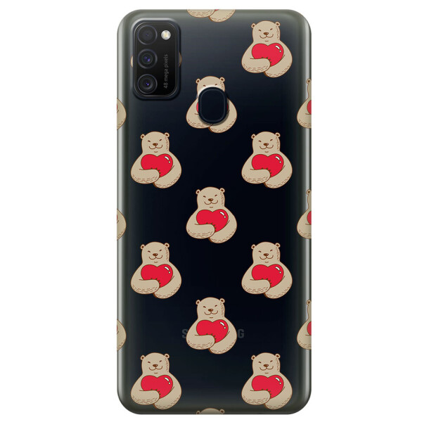 Прозрачный силиконовый чехол iSwag для Samsung Galaxy M21 с рисунком - Влюбленные медведи (M1770)
Прозрачный силиконовый чехол iSwag для Samsung Galaxy M21 с рисунком - Влюбленные медведи (M1770)